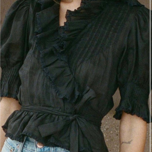 Dôen Black Thames Top XXS - NWT - Picture 2 of 3